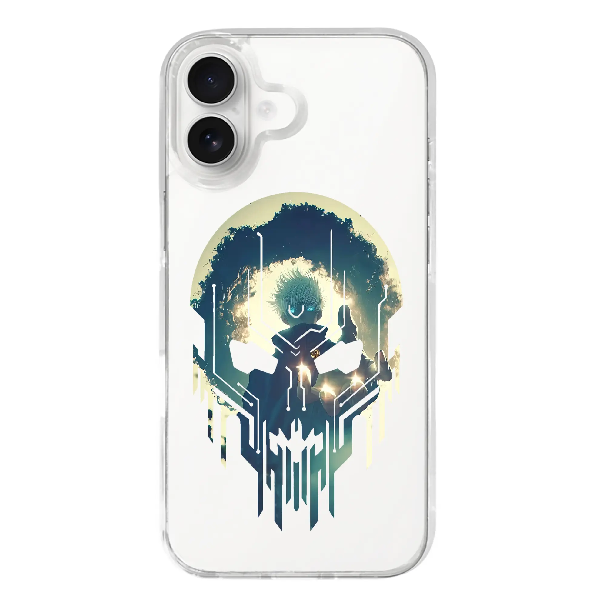 呪術廻戦 グッズ,五条 悟 - iPhone 17シリーズ 透明スマホケース – 薄型・耐衝撃・精密フィット保護カバー